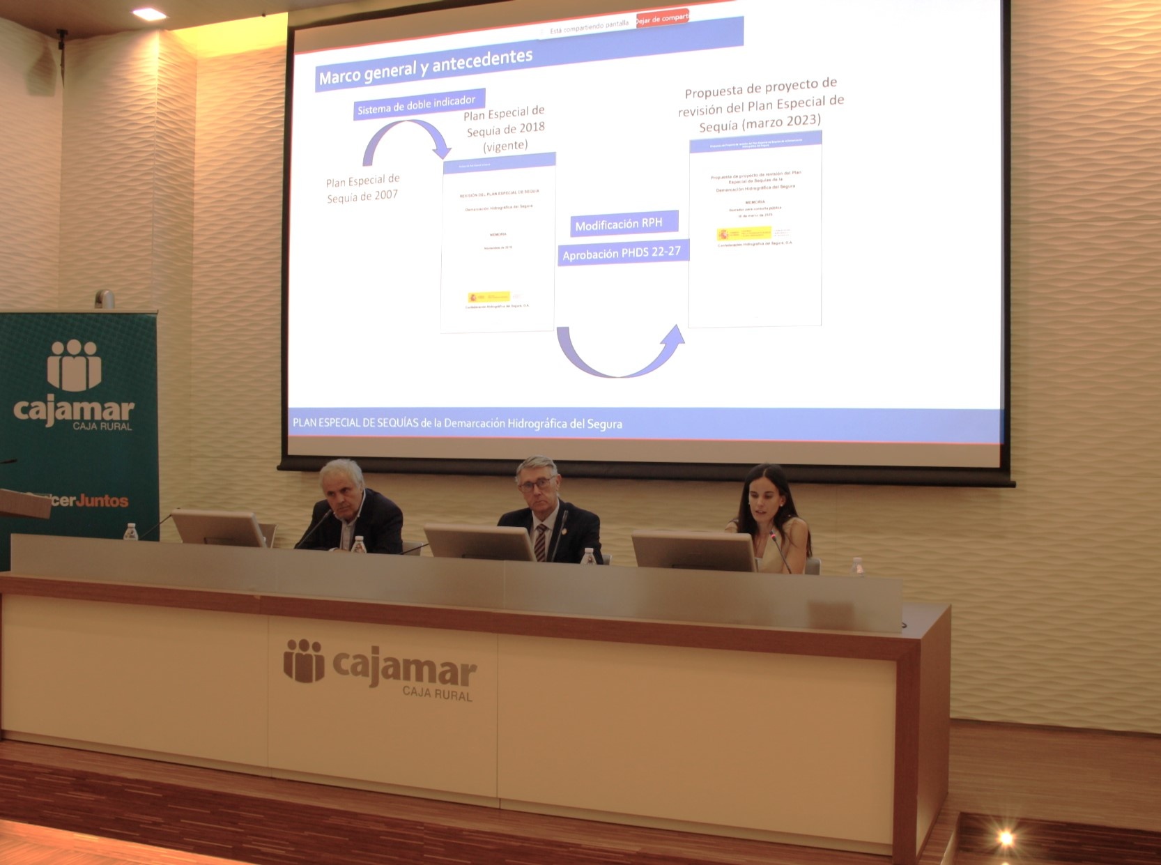 Urrea presenta las nuevas el Plan Especial de Sequía (PES) (Foto CHS)