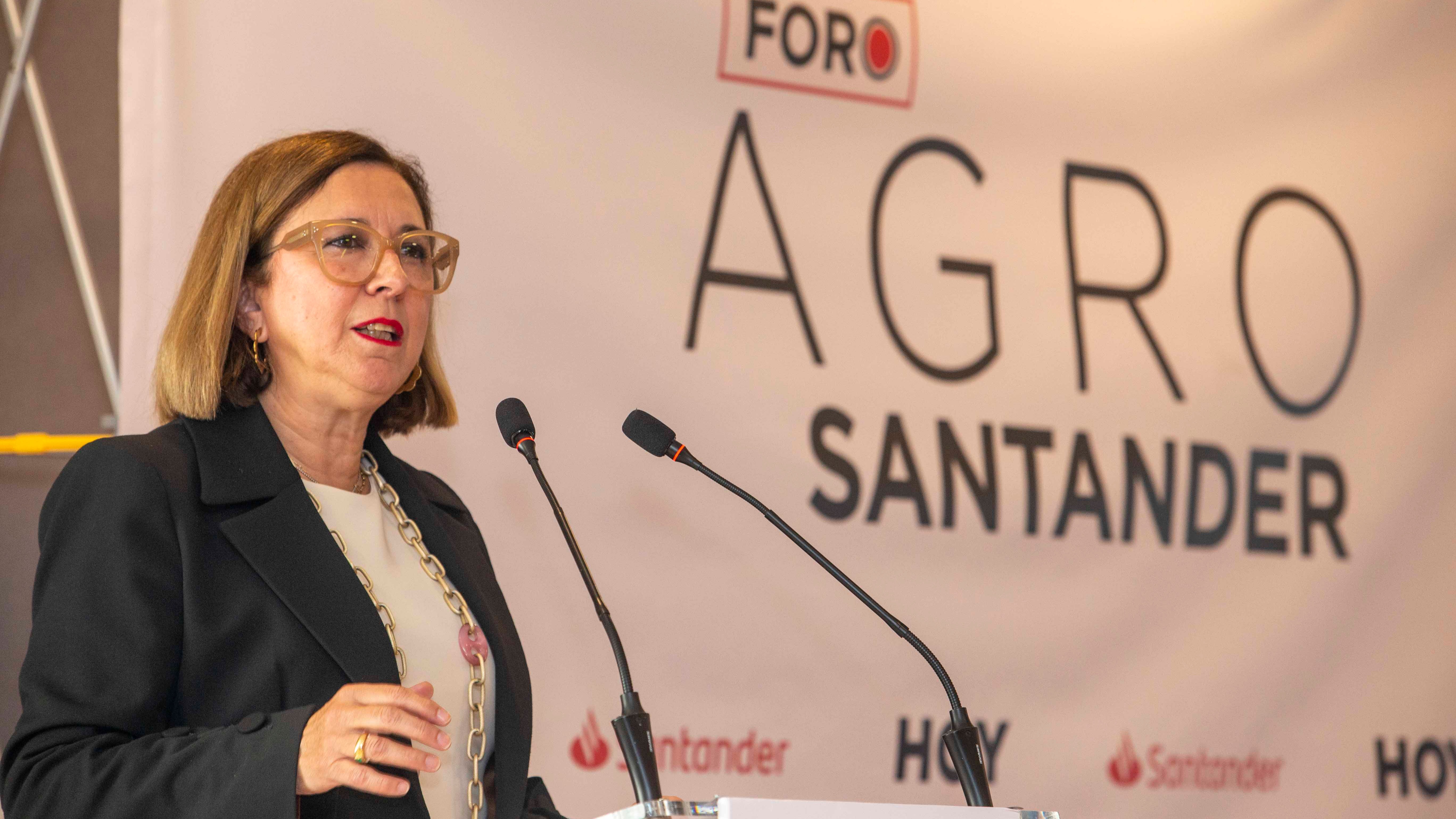Mercedes Morán en el Foro Agro HOY-Santander (Foto Junta de Extremadura)