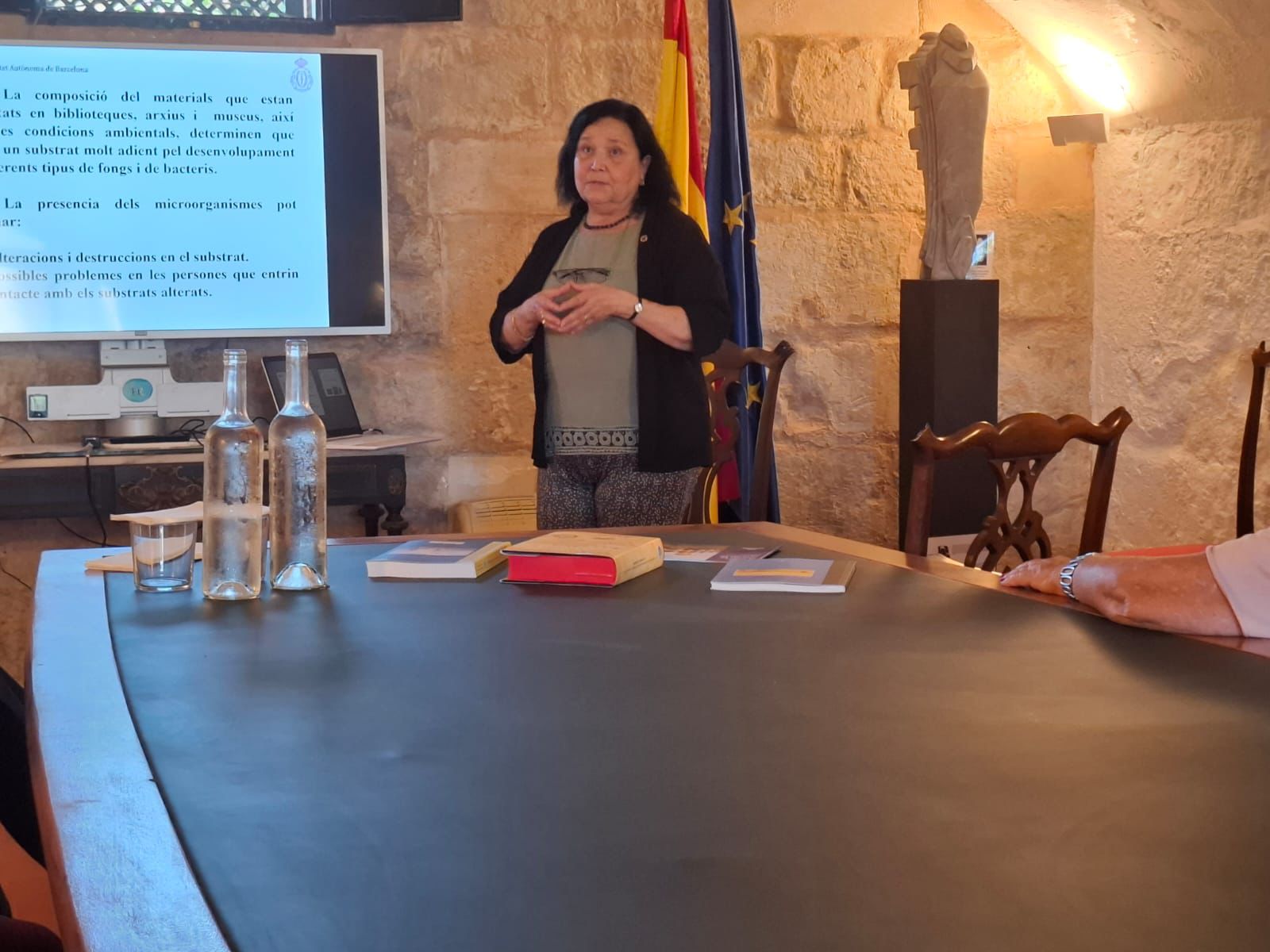 María dels Angels Calvo. Presidenta de la Academia de Ciencias Veterinarias de Cataluña