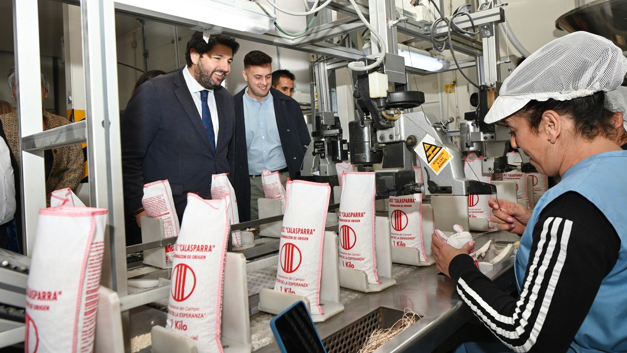 López Miras visita la DOP Calasparra (Foto CARM)