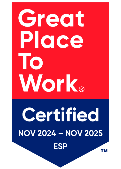 Great Place To Work Certified Badge (Imagen Grupo Zamora)