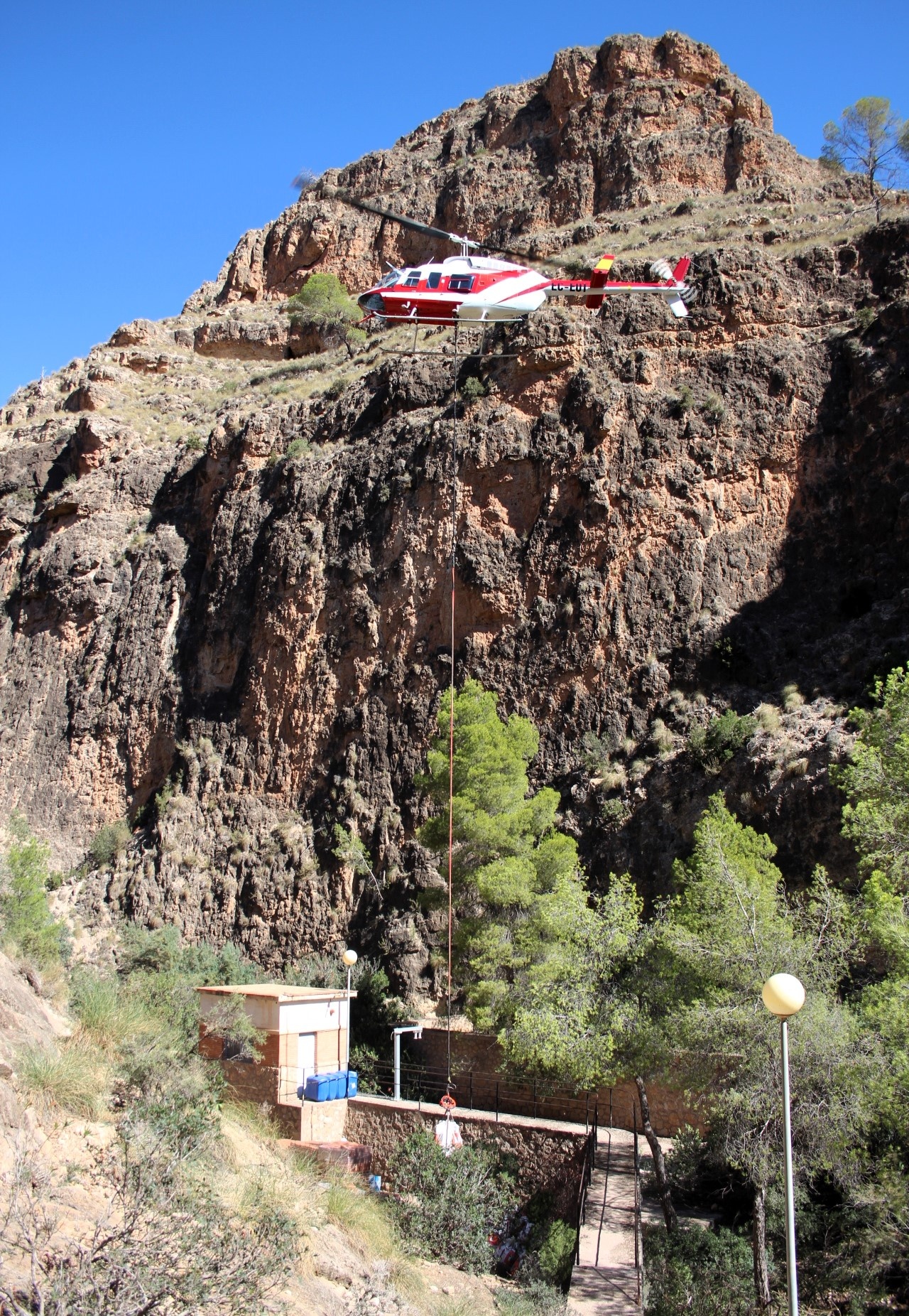 Renovación del SAICA del embalse de Alfonso XIII (Foto CHS)