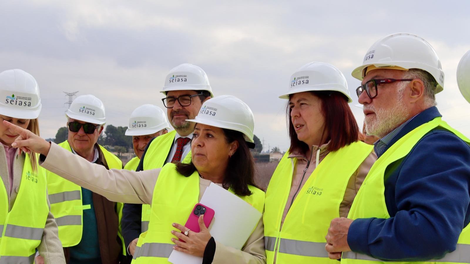 La secretaria de Estado de Agricultura visita obras que en ejecución en las comunidades de regantes de Cieza, Totana y Librilla (Foto MAPA)