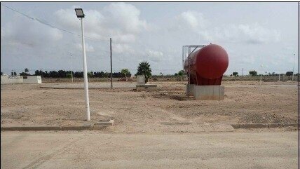 Red de drenajes del Campo de Cartagena en El Mojón (Foto CHS)