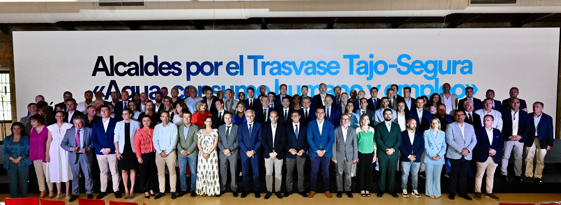 Acto en defensa del trasvase Tajo-Segura (Foto Ayuntamiento de Murcia)