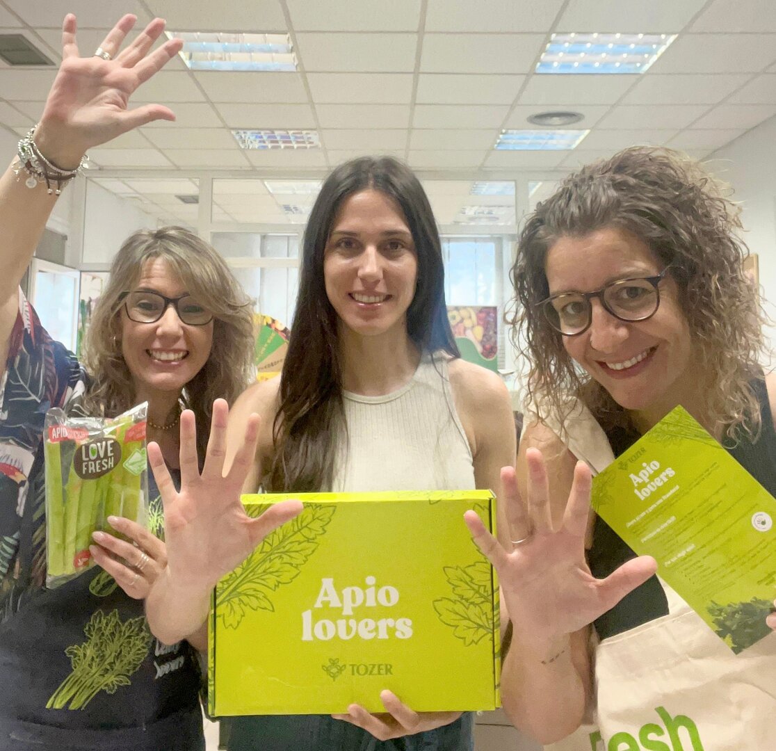 Campaña 'Apio Lovers' de Tozer y '5 al día' (Foto Tozer)