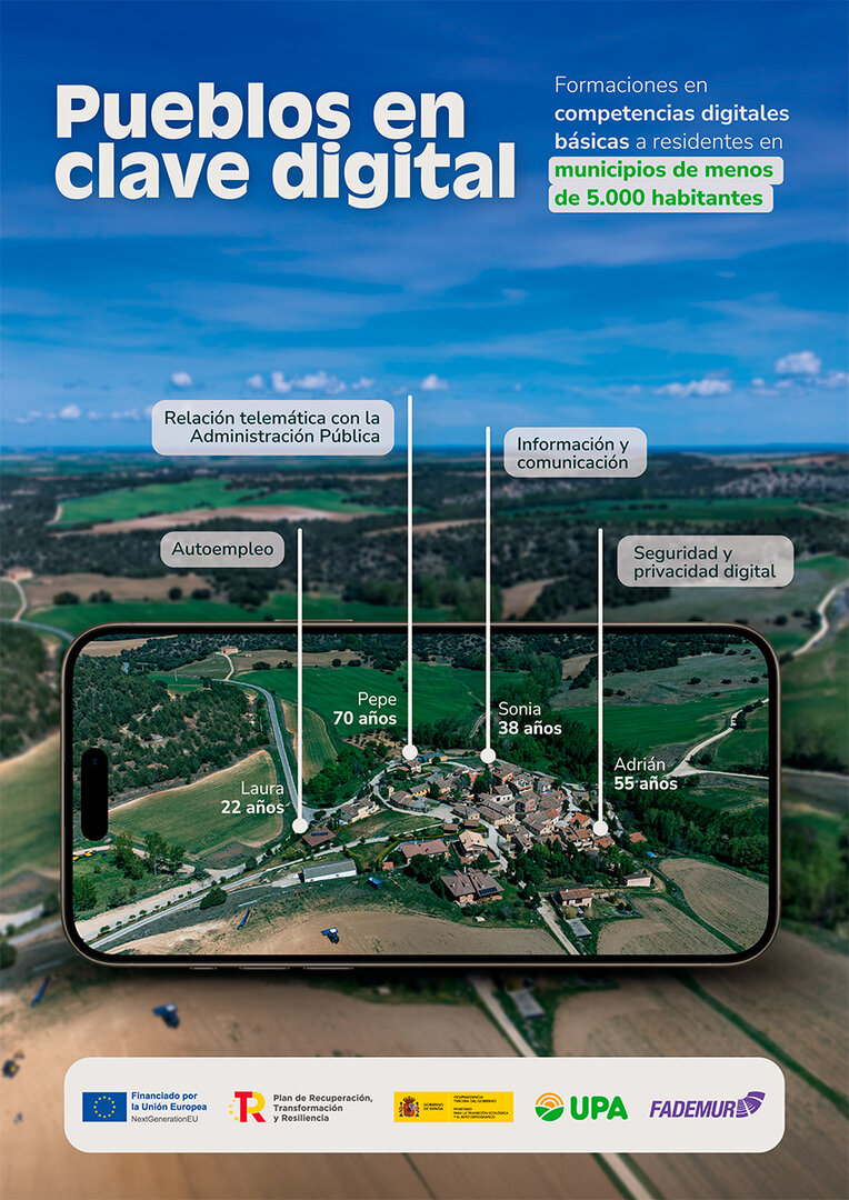 Imagen del programa Pueblos en clave digital (Foto UPA)