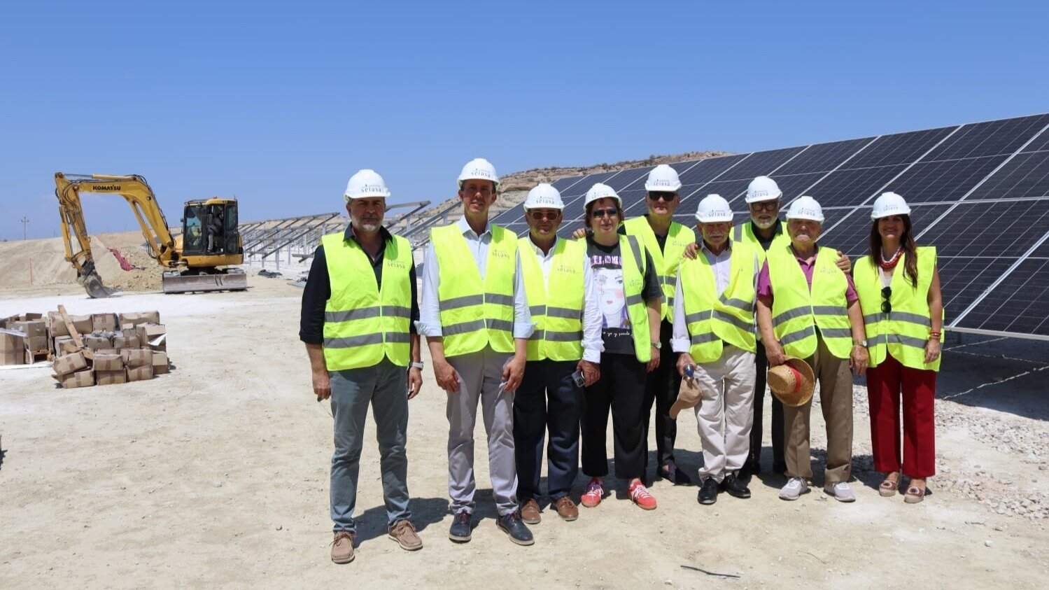 Autoridades visitan las obras de modernización de regadíos en Almería (Foto MAPA)