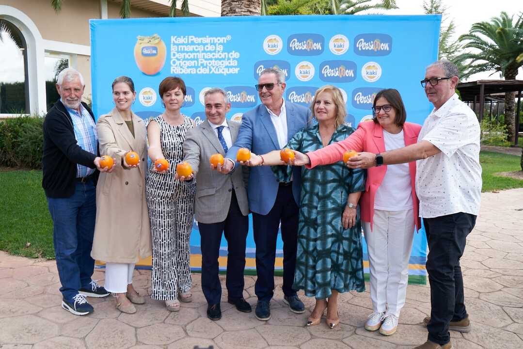 Presentación de la campaña de recogida 2025 de la Denominación de Origen Protegida Kaki Ribera del Xúquer (Foto DOP Kaki Ribera del Xúquer)