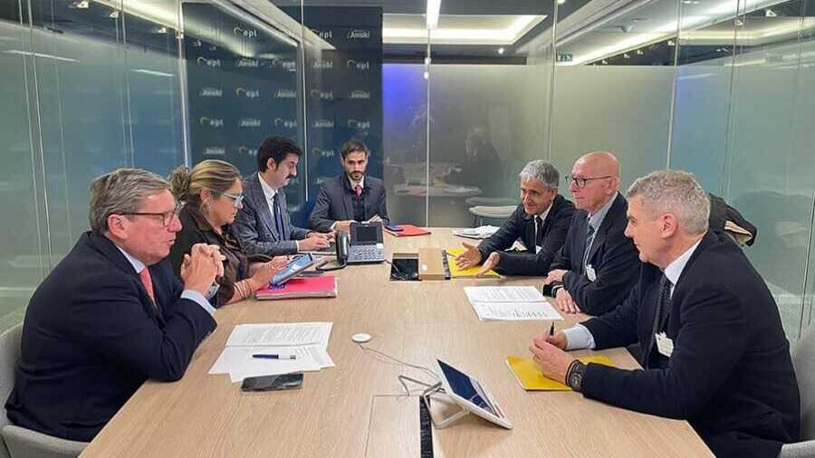 Reunión de AVA-Asaja en Bruselas sobre desplome de mandarinas tempranas valencianas por el tratado con Sudáfrica (Foto AVA-Asaja)