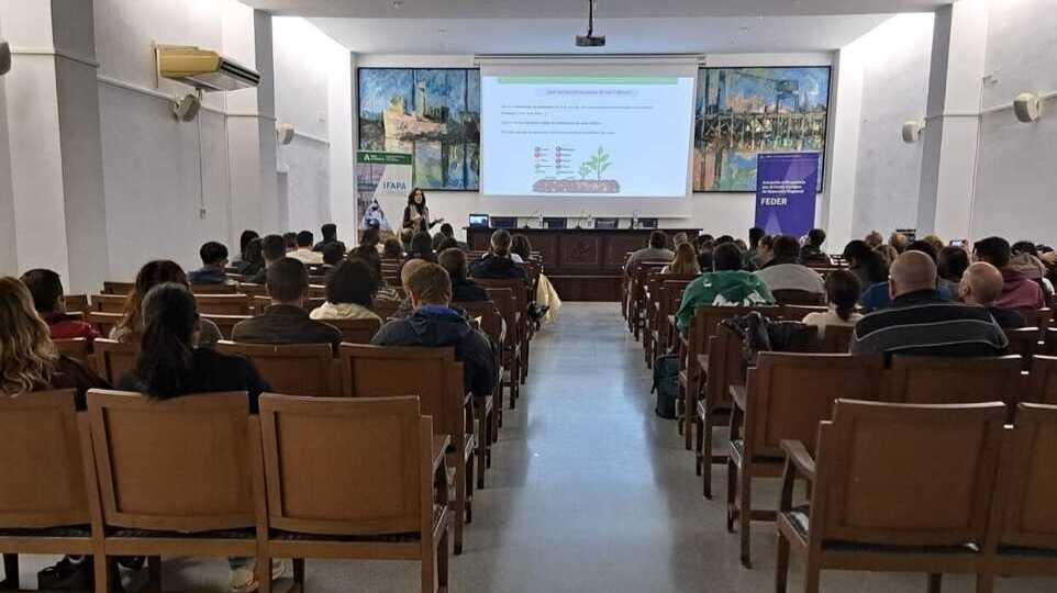 Jornada de transferencia de resultados en el estudio del fertirriego en cultivos de fresa, frambuesa y arándano durante la campaña 24/25 (Foto Ifapa)