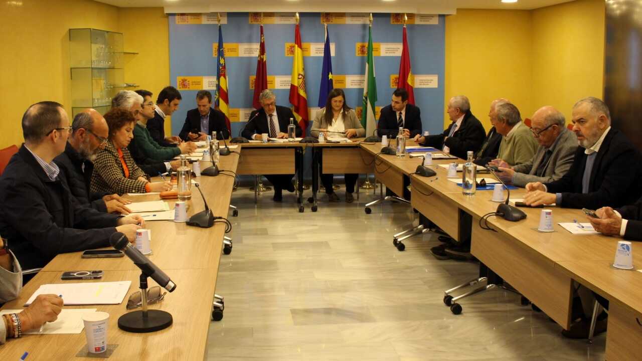 Reunión de la Comisión de Desembalse (Foto CHS)