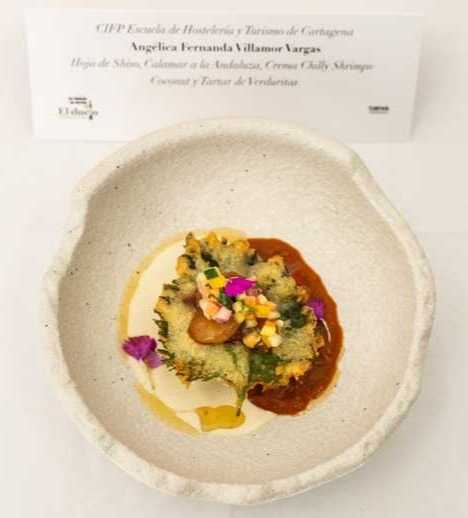 Receta ganadora de la VII edición El Duelo (Foto Oriva)