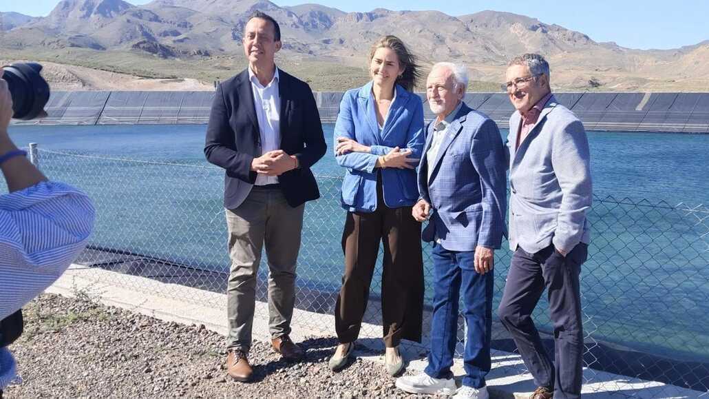 Sara Aagesen visita la Comunidad de Usuarios de la Comarca de Níjar en Almería (Foto Miteco)