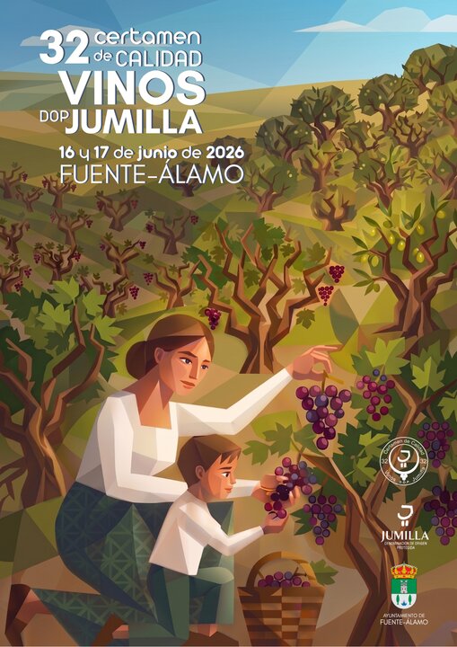 Cartel del Certamen calidad vinos 2026 (Imagen Consejo Regulador DOP Jumilla)